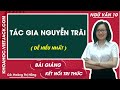 Tác gia Nguyễn Trãi Ngữ văn 10 Kết nối tri thức