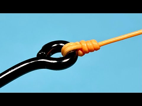 IMPROVED Trilene Knot | How to tie a strong fishing knot for hook