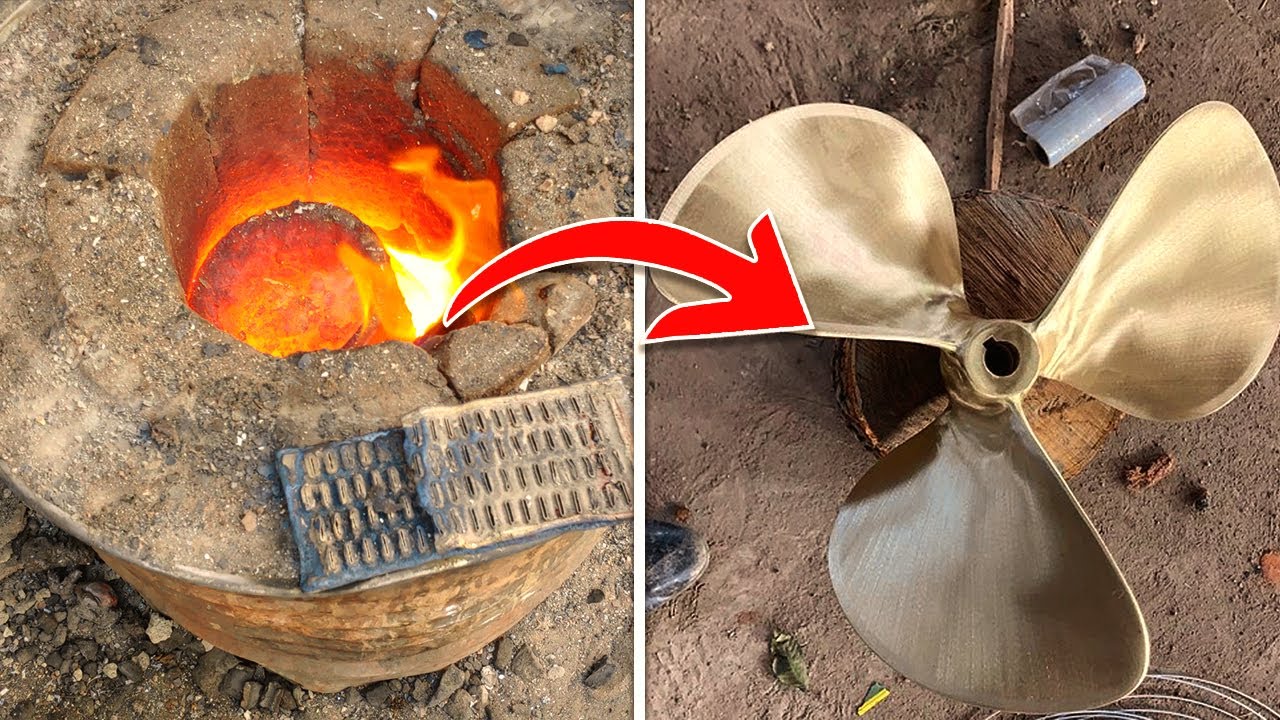 Making boat fan from Brass casting