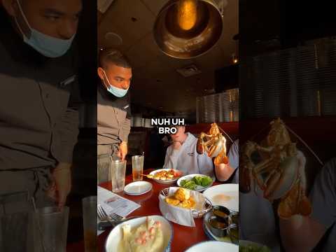 HE SWAPPED A COOKED LOBSTER FOR A LIVE ONE! 🦞