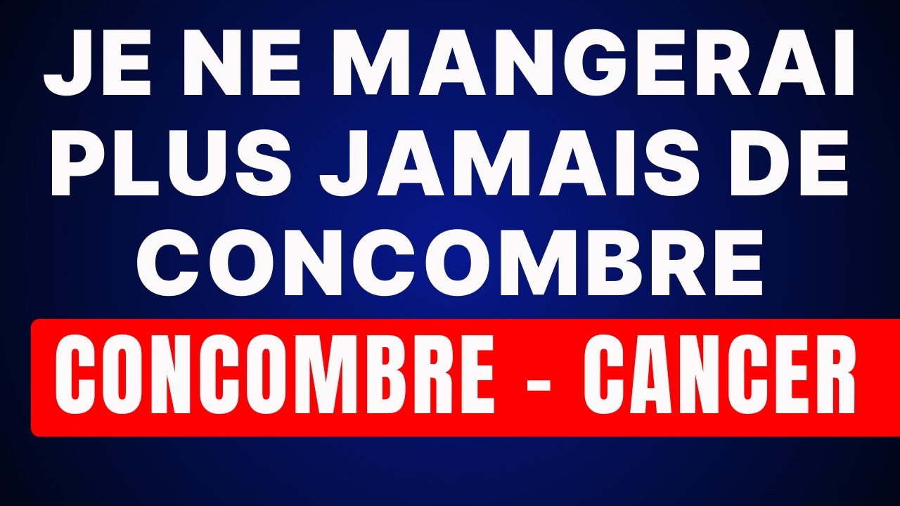 Ne mangez jamais du concombre avec ces 3 aliments | Barbara O'Neill