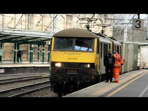 Excellent Saturday Variety of Trains at Carlisle 21 02 26