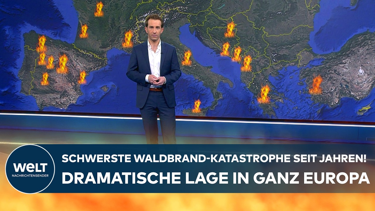 EUROPA BRENNT: Brandkatastrophe eskaliert in Griechenland – schwerste Waldbrände seit Jahren!