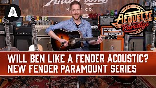 Video thumbnail for NEW Fender Paramount Acoustic Guitars - Will Ben Like a Fender Acoustic? by Andertons Music Co