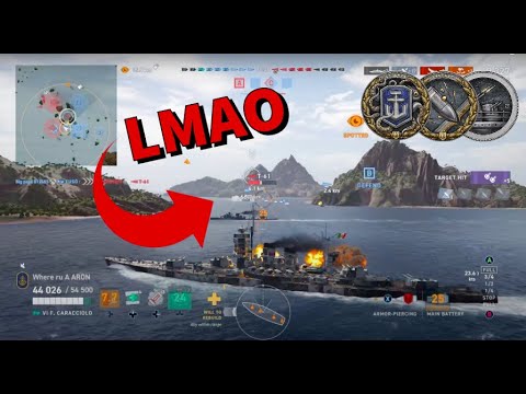 Brawling SAP secondary fun! Another Italian Battleship Kraken