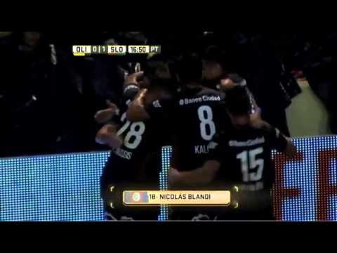 Gol de Blandi  Olimpo 0   San Lorenzo 2  Fecha 3  Primera División 2015 - Primer gol