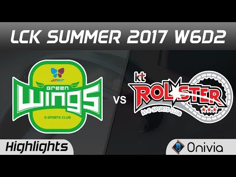 JAG vs KT Highlights Game 1 LCK SUMMER 2017 Jin Air Green Wings vs KT Rolster by Onivia