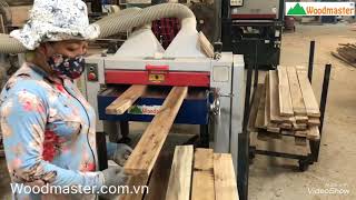 Máy bào 1 mặt | Bào cuốn dao xoắn Woodmaster