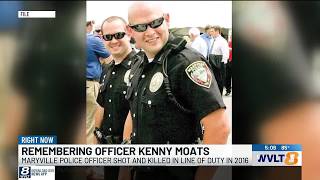 Community honors fallen Maryville Officer Kenny Moats ahead of 10th anniversary
