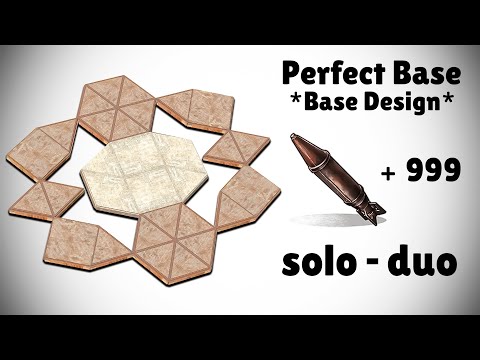 Rust - Perfect Base 2x1 for SOLO - DUO design | +999 rockets