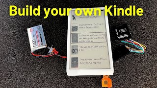 DIY eBook Reader - Build your own Kindle using an ESP32
