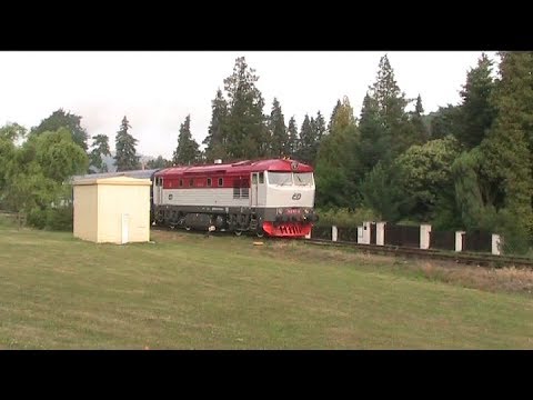 vlaky ve stanici Hvězdonice 10.6.2018