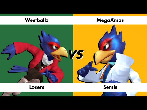 WestBallz (Red) vs. MegaXmas (Blue) - LOSERS SEMIS - Melee @ Verdugo West #123