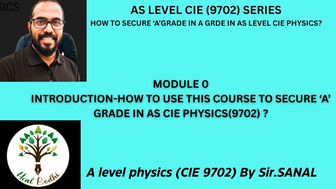 AS CIE Physics 9702 – Introduction | How to Secure an A Grade in the Exam (Module 0)