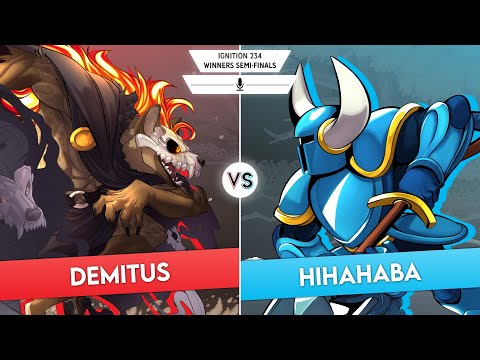 Ignition 234 - Winners Semi-Finals | Demitus (Forsburn) Vs Hihahaba (Shovel Knight)