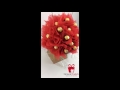 Ferrero Rocher Chocolate Bouquet Red And Gold