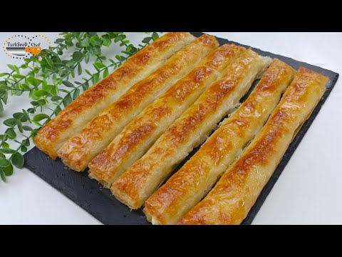 Crispy Borek With Cheese - Turkish Bourek (Quick and easy recipe)