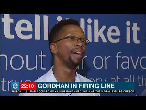 Gordhan in a firing line