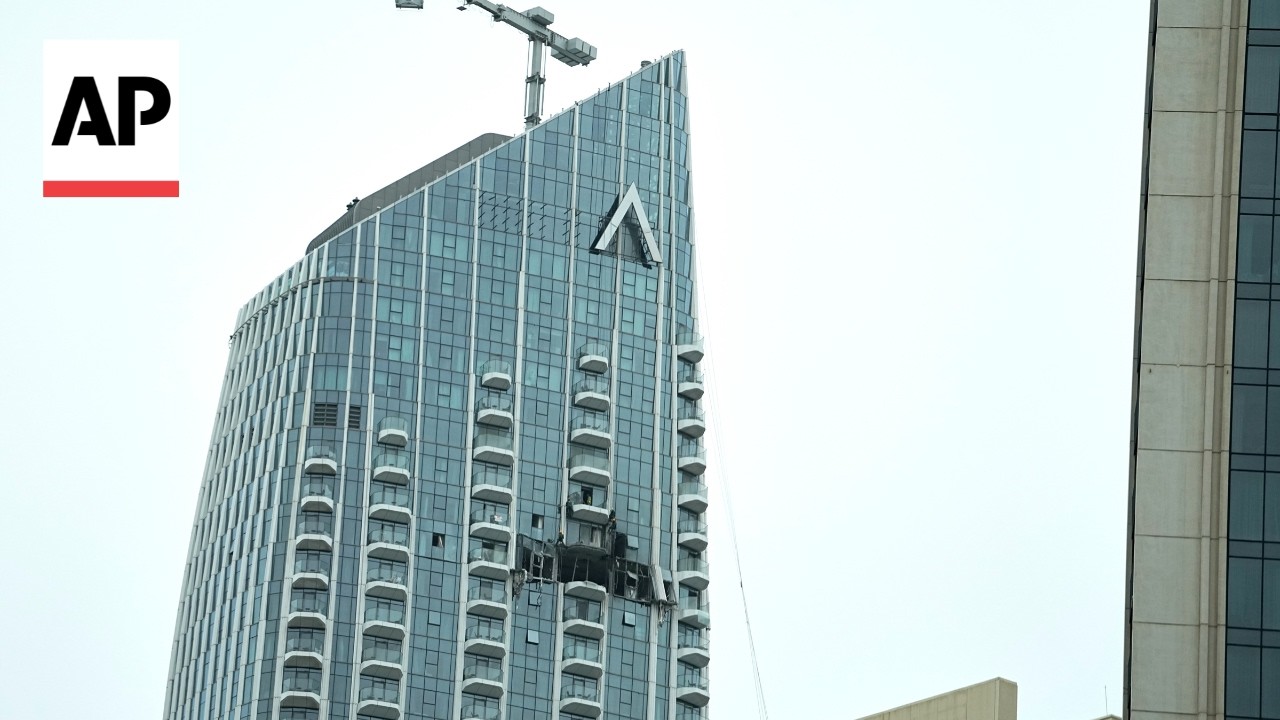 Video | Iranian drone hits Dubai tower as attacks reported across Gulf states