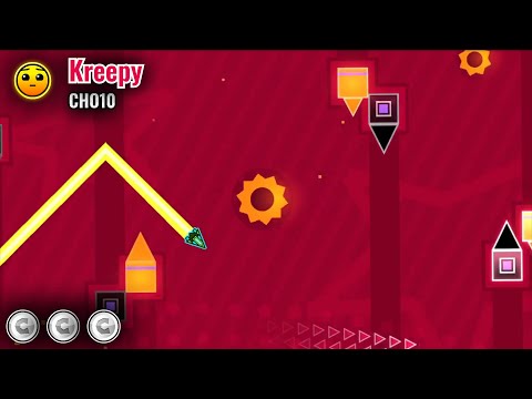 "Kreepy" by CHO10 (3 coins) | Geometry Dash.