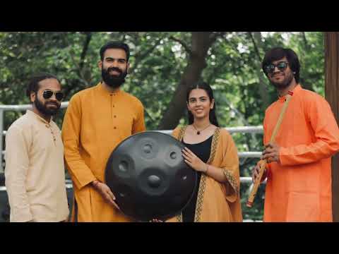 HandPan + Flute + Cajon Melodic Performance | Indian Music | Fusion Beats