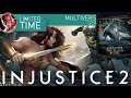 Injustice 2 Mobile MULTIVERSE THE FLASH ARENA DARK SUPERGIRL VS DARK SUPERMAN GAMEPLAY