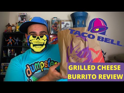 Taco Bell Grilled Cheese Burrito Eating & Review - Car...