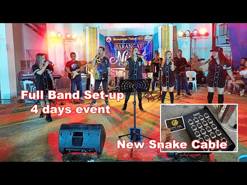 Full Band Set-up / Nabinyagan kagad Snake Cable
