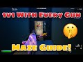 Fortnite 1v1 With Every Gun How To Get Sherifs Pistol Maze Guide