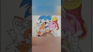Coloring Sonic and Friends / Sonic 2