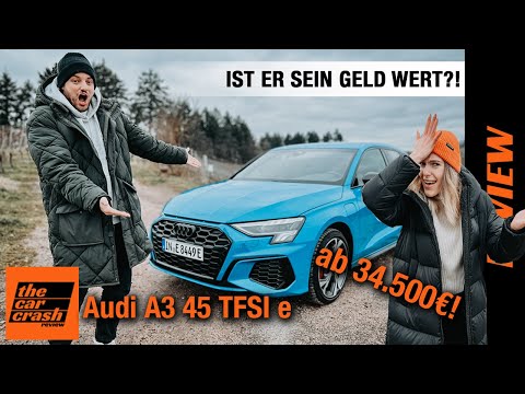 Audi A3 Sportback 45 TFSI e (2022) MUSS das sein? 245 PS Plug in-Hybrid! Fahrbericht | Review | Test