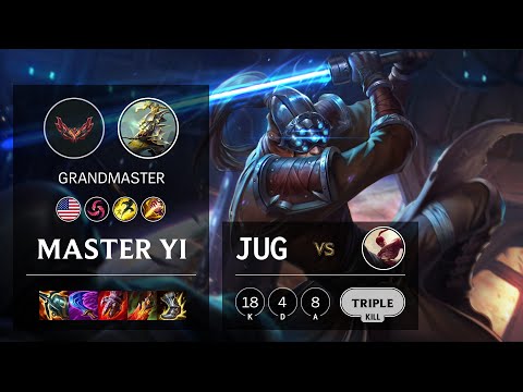 Master Yi Jungle vs Lee Sin - NA Grandmaster Patch 12.2