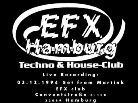 Live recording: "EFX CLUB" in Hamburg/Germany with DJ Martink 03.12.1994