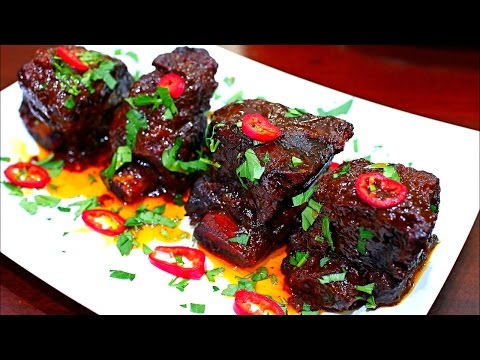 Slow Cooked Beef Short Ribs Recipe - Copy Cat Gordon Ramsay's Fall off the bone Ribs