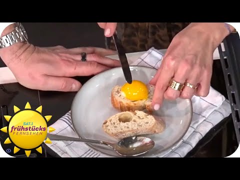 Ein Ei zum Streichen - die neue Art Frühstückeier zu essen | SAT.1 Frühstücksfernsehen
