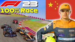 F1 23 - Let's Make Norris World Champion #4: 100% Race China