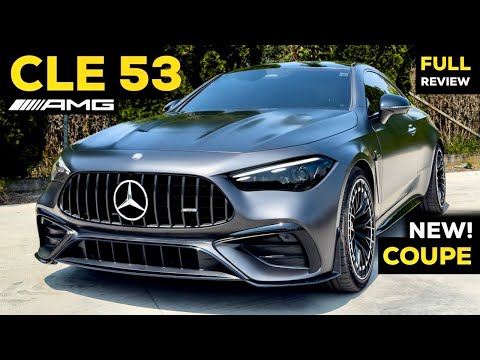2024 MERCEDES AMG CLE 53 Coupe BETTER Than BMW M4?! 6 Cylinder BRUTAL Wide Body! FULL Review Sound