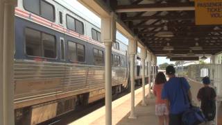 preview picture of video 'NB Amtrak 92 Silver Star at Alexandria, VA King Street Station'