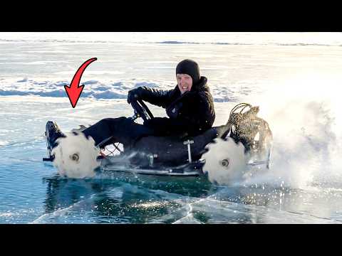 Testing Saw Blade Wheels on a Go Kart