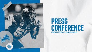 Detroit Lions Media Availability: May 1, 2021 |  Derrick Barnes
