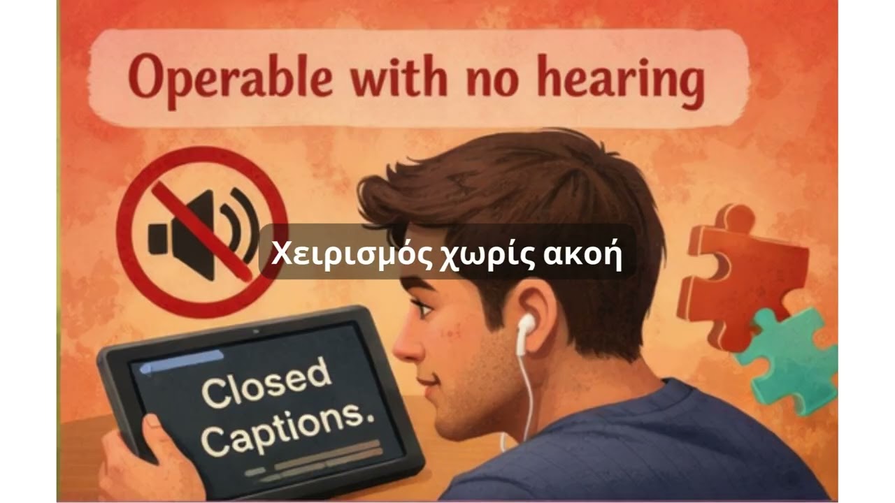 Λειτουργικοί Περιορισμοί ΑμεΑ και κατάλληλος Σχεδιασμός ψηφιακών εργαλείων