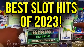 BEST SLOT HITS AND JACKPOTS OF 2023!