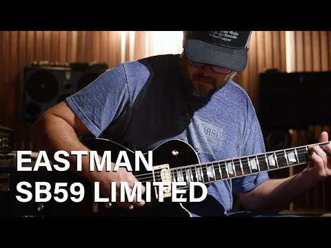 Eastman SB59 Limited LTD BK, Black, Seymour Duncan Pearly Gates Pickups - VIDEO image 10