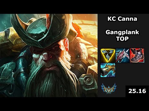KC Canna (Gangplank) vs Jax - EUW Challenger - 25.16