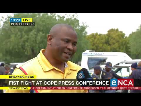 Fist fight at Cope press conference
