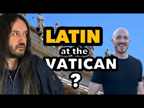 American Speaks LATIN At The VATICAN With Catholic Priests!