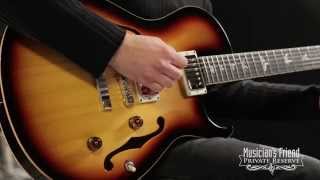 Video thumbnail for PRS JA-15 Hollowbody Electric Guitar Tri-Color Sunburst by Musician's Friend