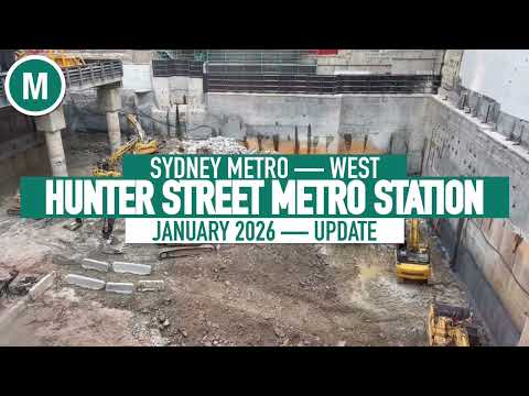 Hunter Street Metro Station — January 2026