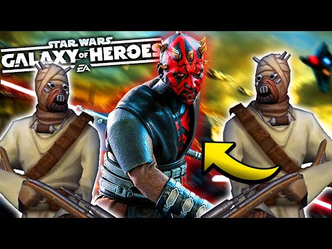 The Tuskens and the Mandalorians Go to War In Galaxy of Heroes - 3v3 Grand Arena Returns
