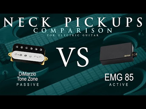 DiMarzio TONE ZONE vs EMG 85 - Neck Guitar Pickup Comparison Tone Demo